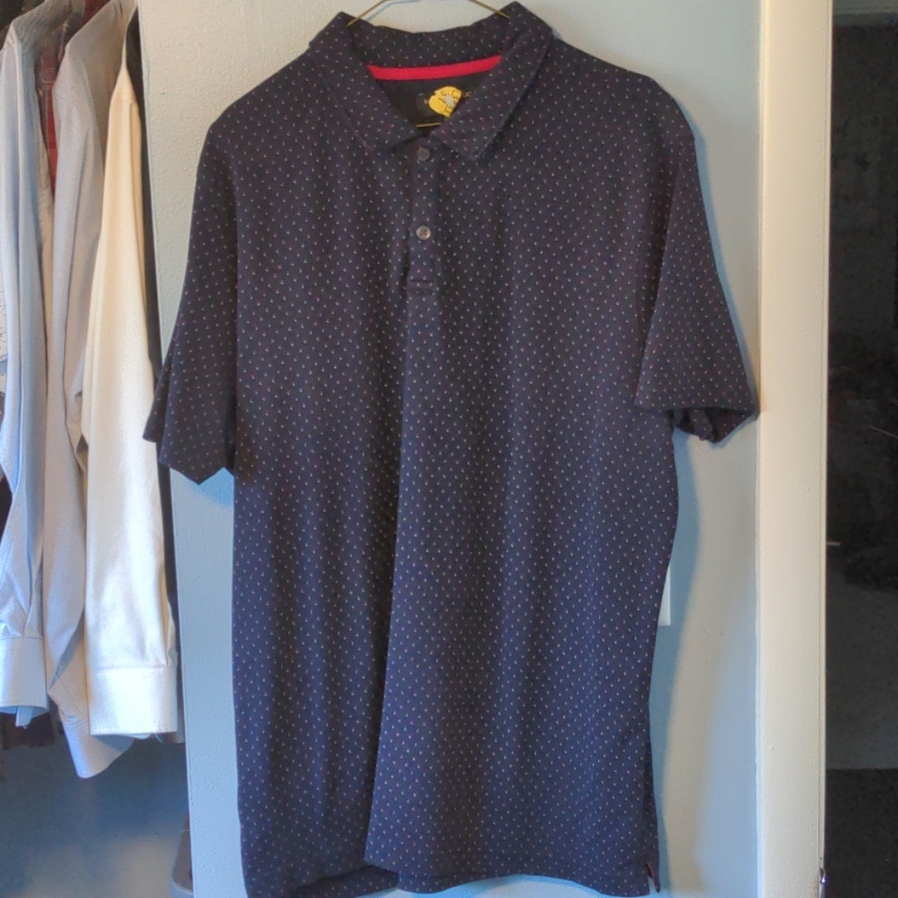 Navy Blue Dress Polo Shirt by Banana Republic